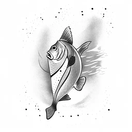 Fish Spilling Out Of Bag