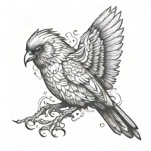 Bird Seen From The Sky