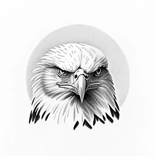 Bald Eagle Perched On A Stop Watch