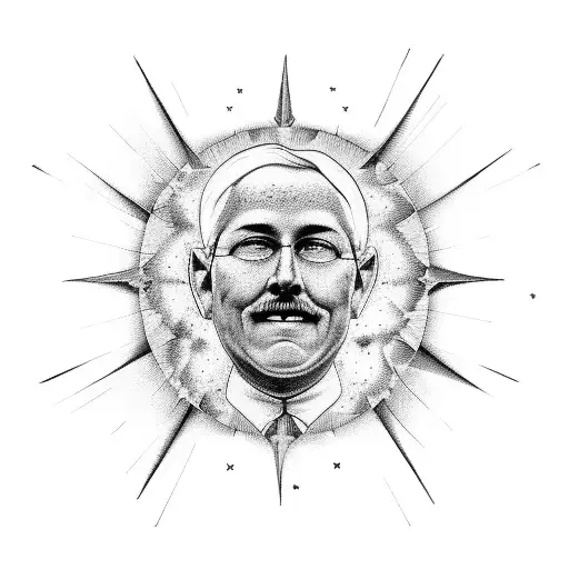 Incorporate A Portrait Of Your Past Away Dad Into A Celestial Scene