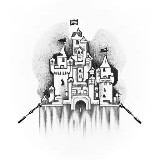 Castle With A Skeleton