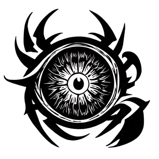 Spider Eye Symbol Integrated