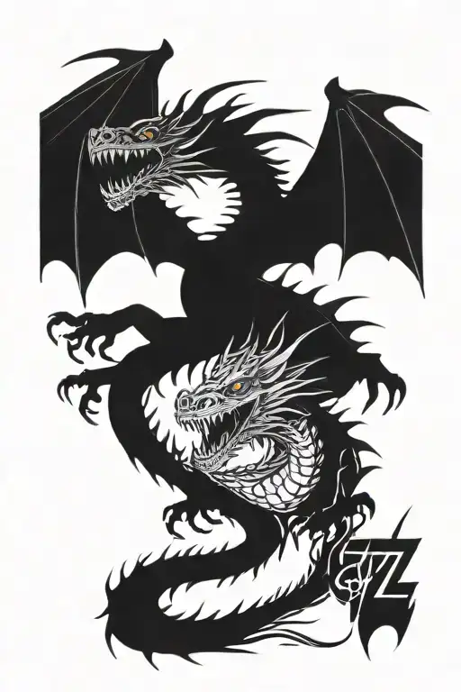Horror Dragon With The Name Jazz In It