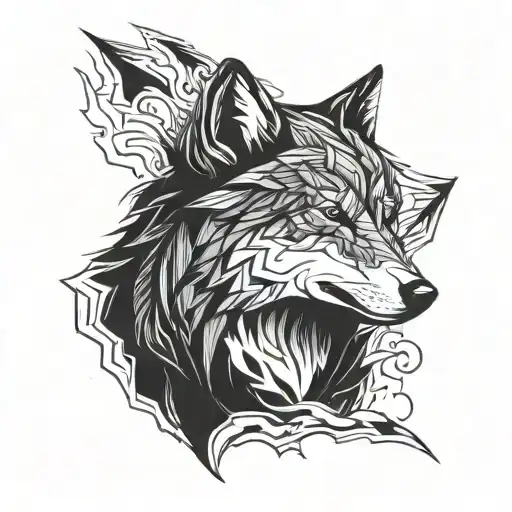 Minimalistic Wolf