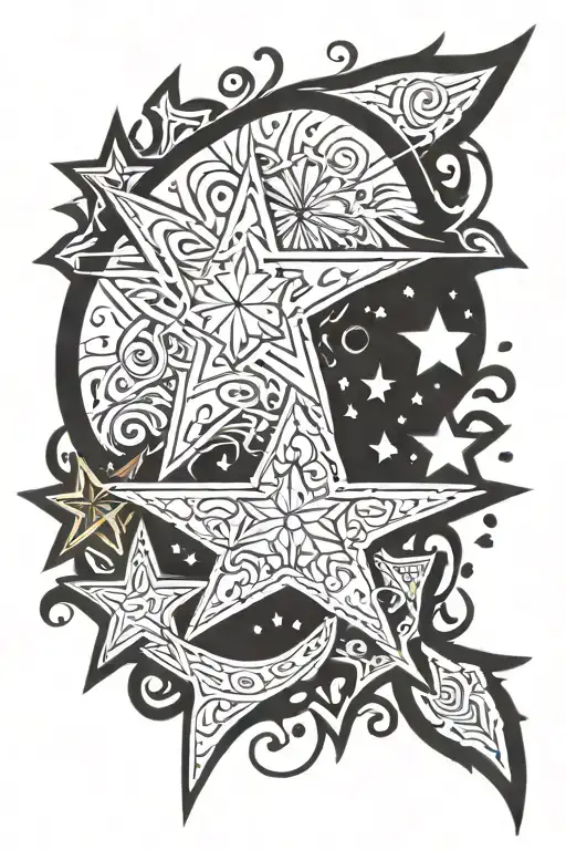 Lettering Fourteen Star Snow Alaska
