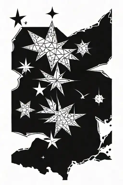 Graffiti Star Alaska Fourteenth Geomatric