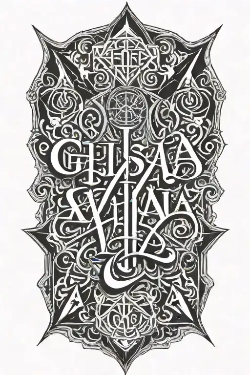 Graffiti Alaska Fourteenth Geomatric Lettering 14