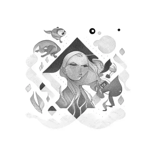 Mom And Two Children