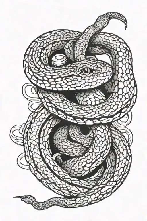 Snake Coiled