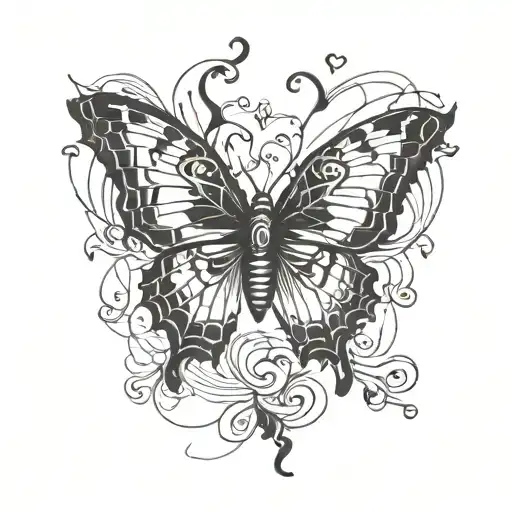 Broken Heart And Butterfly