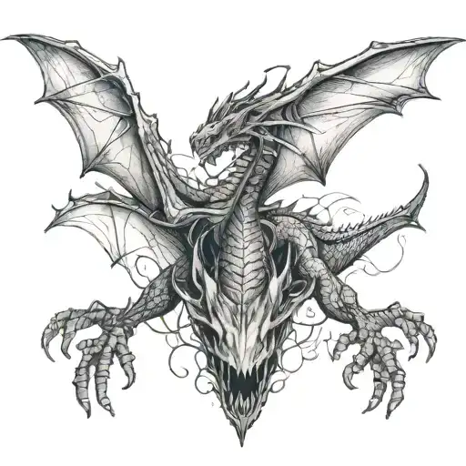The Dragon Malys From The Movie Roth Dragon Somehow Flies Upside Down