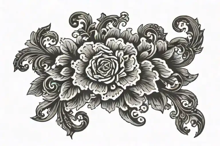 Wrist Band Gothic Tattoo Design