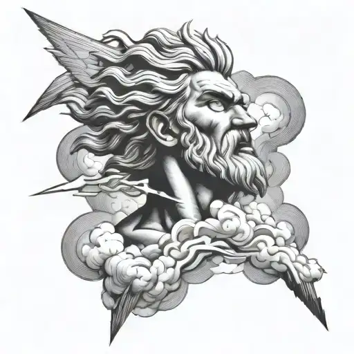 Zeus Lightning On Cloud