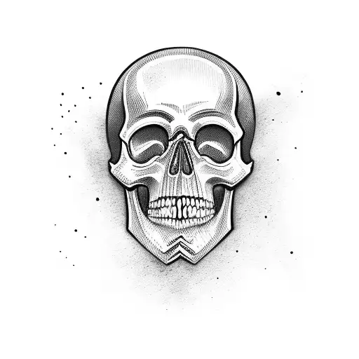 Skull Theater Mask Music Note