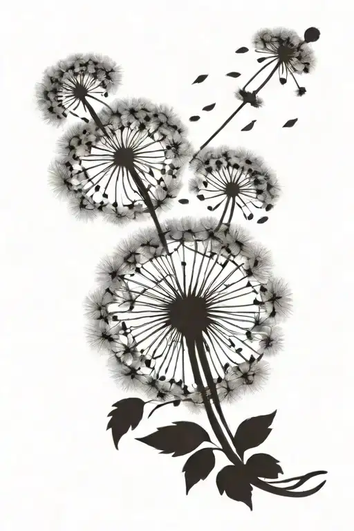 Dandelion Blowing