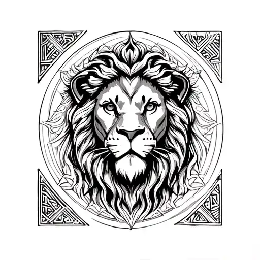 Babylonian Lion Head