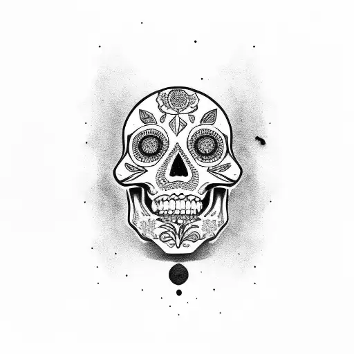 Calavera Black Cover Up