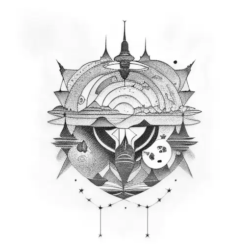 Surrealist Black Universe