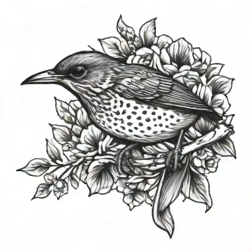 A Thrush Bird