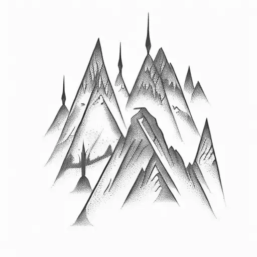 Tatoo Relates To Mountain On Hand And It Should Be Wriite Originated From