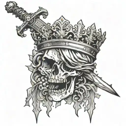 Sword Of Damocles On A Skeleton King