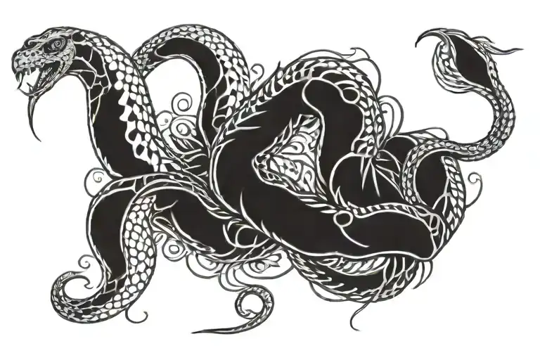 Red Feathered Electric Snake