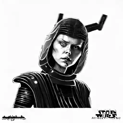 A Female Character From Star Wars