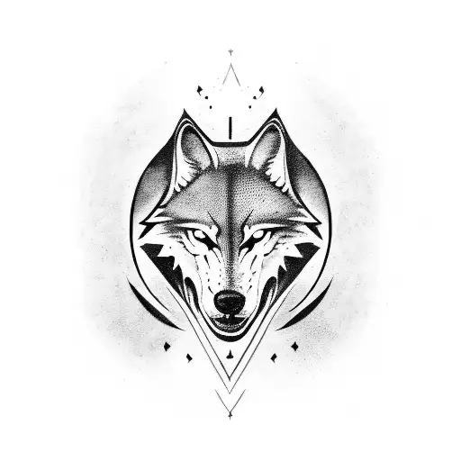 Spartan Warrior With Wolf