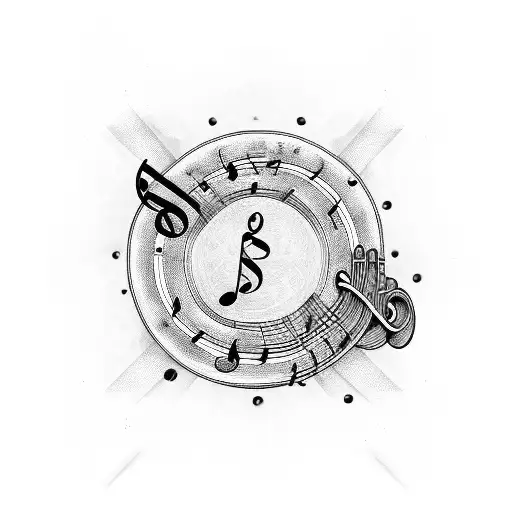 Sheet Music Of Blessed Assurance With Musical Instruments