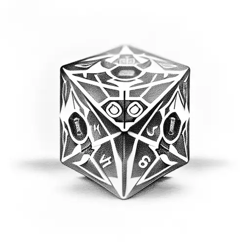 Shadow Demon Controlling Dice From Behind