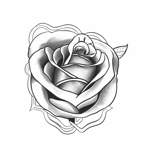 Rose Opening As A Heart