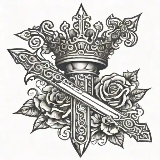 Sword With Crown