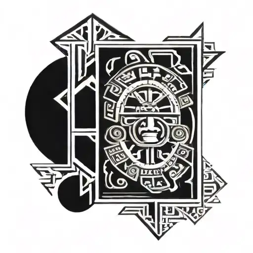 Aztec Sleeve Symbol Pattern