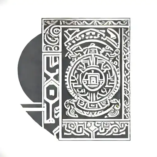 Aztec Sleeve Symbol Pattern