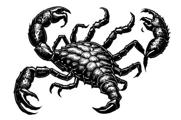 Astrology Scorpio Inspired Tattoo Showcasing