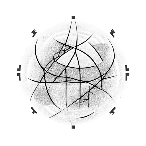 Enso Circle With Basketball Inside