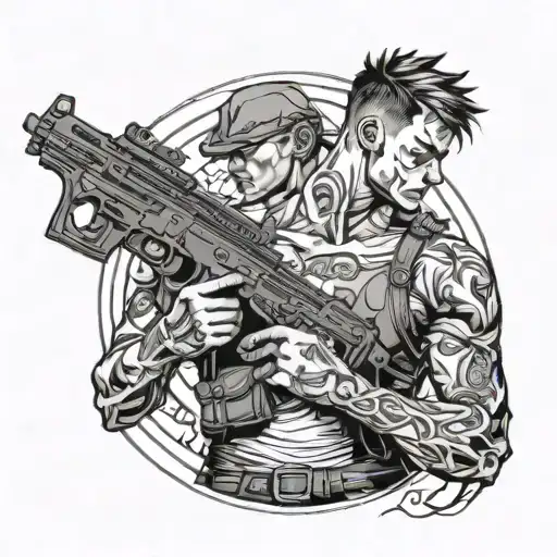 Arme And Gangsta Boy