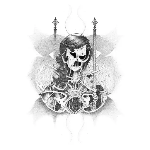 A Gothic Piece Combining Elements Of Emo Music And Longboards