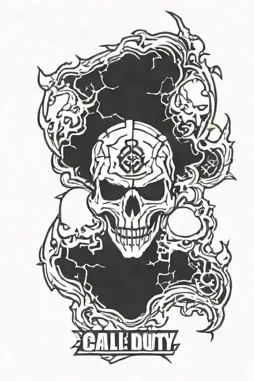 Ghost Logo Call Of Duty Black Ops