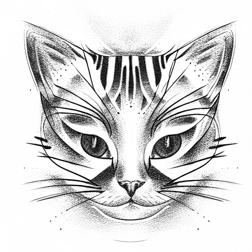 Cat Head Linear In Front