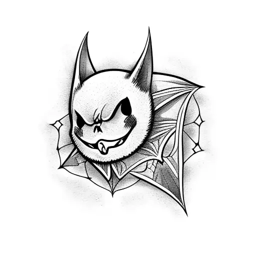 Bat With Grin