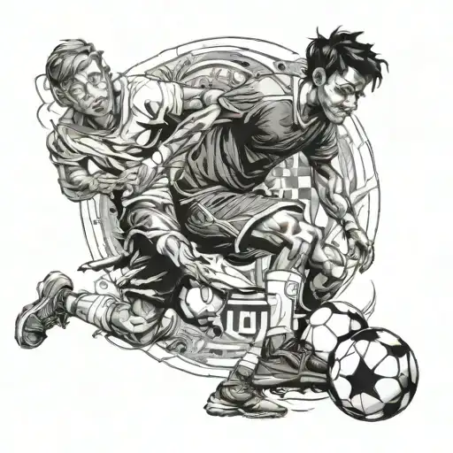 God Giving A Kid The Talent To Play Football While Showing Him How Far His Career Can Go