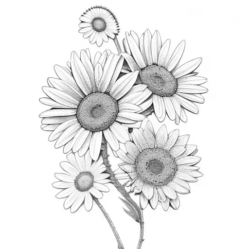 Daisy And Hawthorn Bouquet