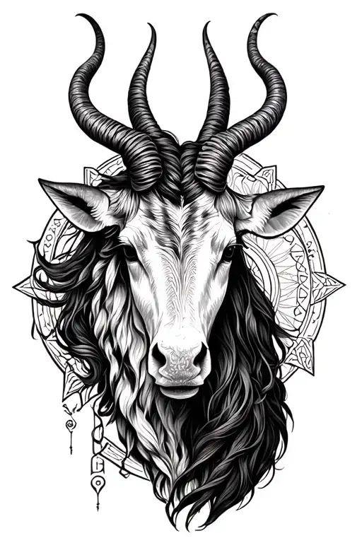 Capricorn And Taurus Zodiac Symbol