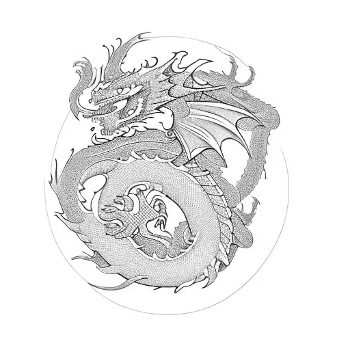 Dragon Eating His Tail