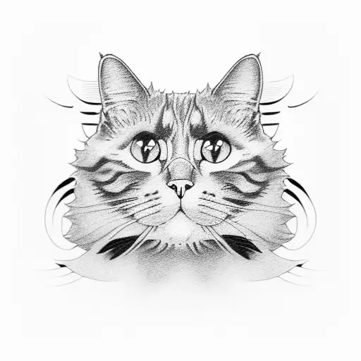 A Cat Smoking Marijuana