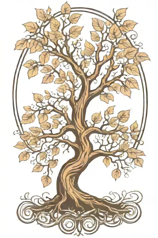 Tree Of Life With Roots