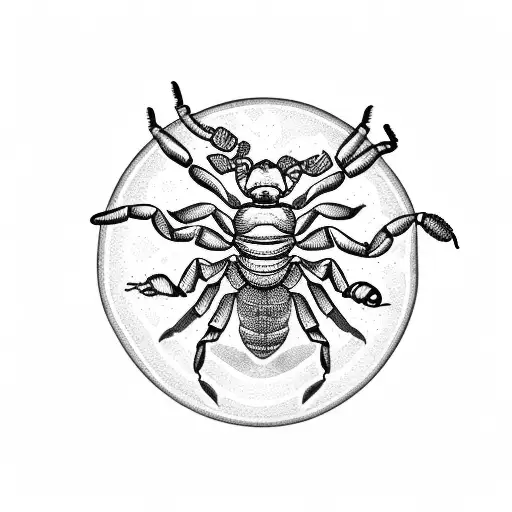 A Scorpion Carrying An Aquarium