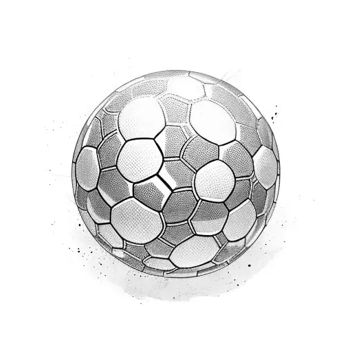 A Soccer Ball Morphing Into A Winning Trophy