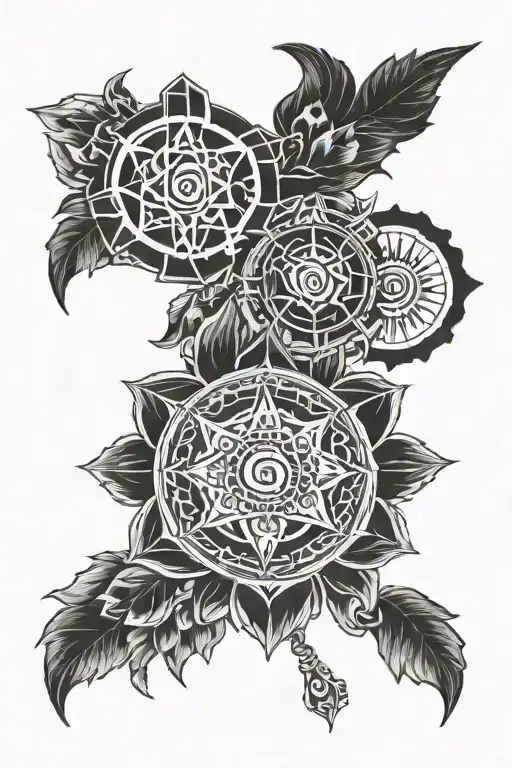 Hindu Chakra Symbols